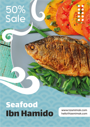 Seafood Restaurant Advertisement Poster | Restaurant Poster