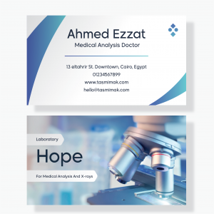 Medical Lab Doctor Business Card Design | Business Cards