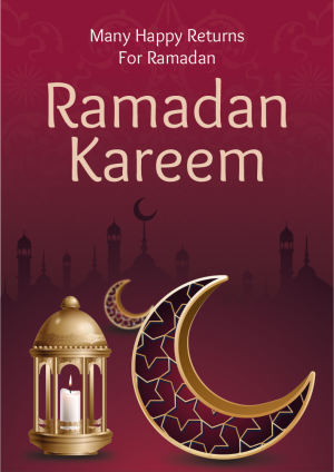 تصاميم شهر رمضان المبارك | برنامج تصميم بوسترات رمضان كريم