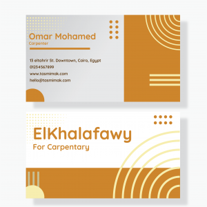 Business Card Carpenter | Business Cards Templates | PSD Card