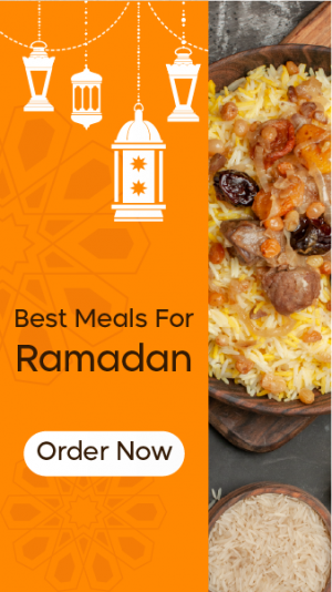 Ramadan Restaurant Offers Facebook Story Design