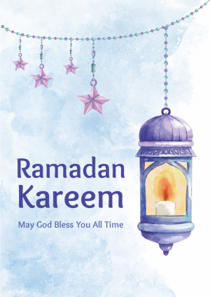 Ramadan Kareem Poster Mockup | Ramadan Poster Template