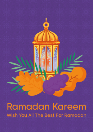 Ramadan Kareem Poster Design Online | Ramadan Poster template