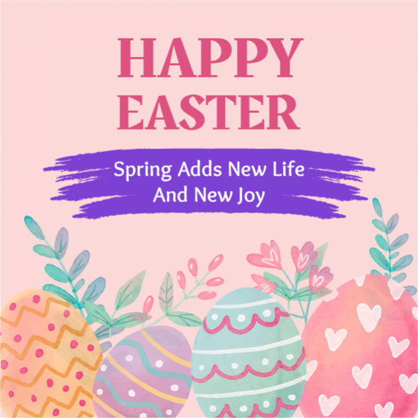 Happy Easter Facebook Post Design | Easter Day Social media Post