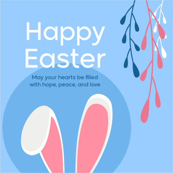 Happy Easter Posts On Social Media | Easter Instagram Post