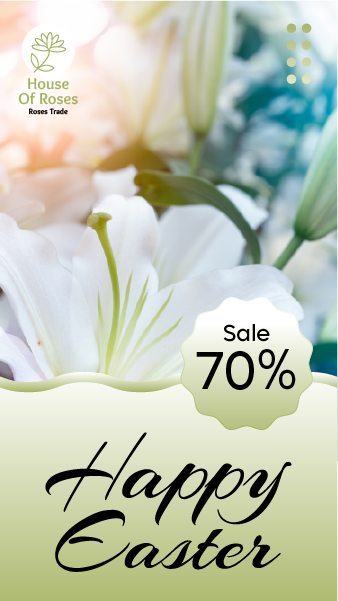 Easter Sale Instagram Story Template | Spring Sale Story Design