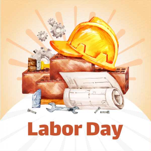 Workers Day Facebook Post Template | Labor Day Posts
