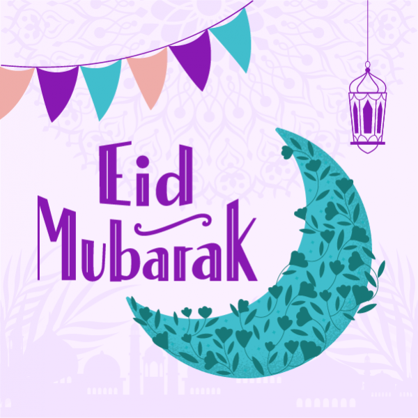 Eid Mubarak Social Media Post Design Online PSD