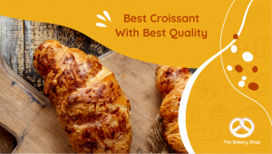 Croissant Photo Cover YouTube | Bakery Shop YouTube Header