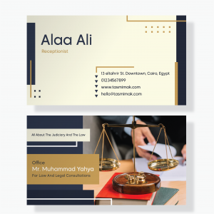 Lawyer Business Card Design | Personal Card Design