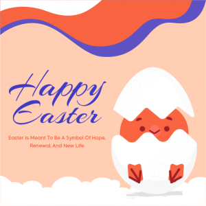 Editable Happy Easter Facebook Post Templates