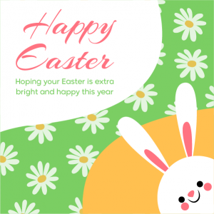 Easter Social Media Posts | Happy Easter Instagram Post Template