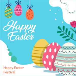Social Media Post Easter Day Template | Happy Easter Posts Design