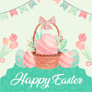 Online Happy Easter Posts |Easter Week Social Media Posts