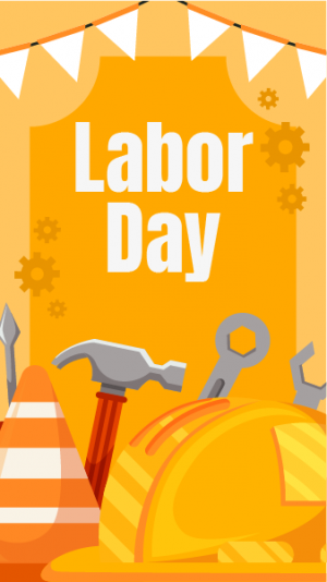 International Workers Day Facebook Stories | Labor Day Vector Art