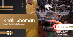 Twitter Post Design Template for a Blacksmith | Steel Workshop