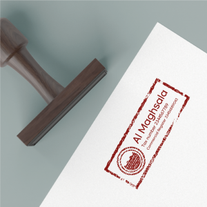 Dry Cleaning Service Stamp | Laundry Stamp Design