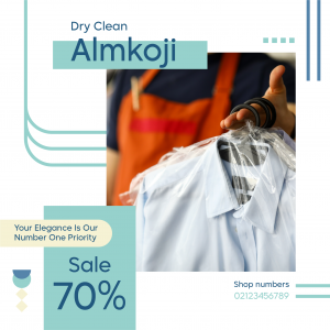 Dry Cleaning Services Facebook Post Design Template