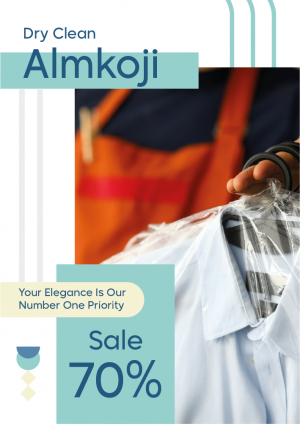 Dry Cleaning Services Advertising Poster Template