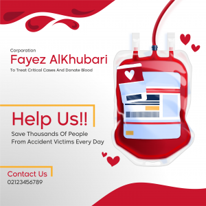 Blood Donation Facebook | Instagram Post Template