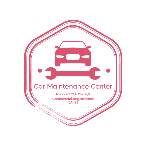 Car Service Stamp Mockup | Service Stamp Maker