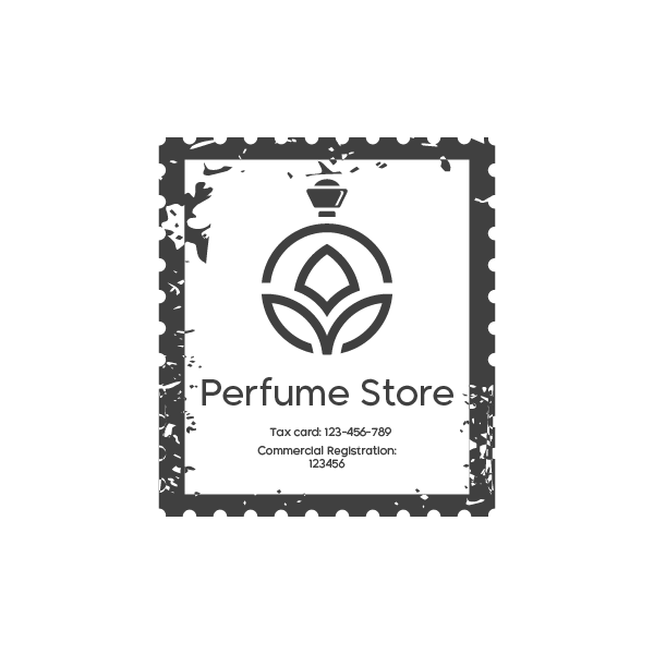 Perfume Store Stamp Design | Online Stamp Creator