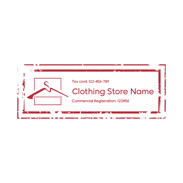 Clothing Store Logo Stamp |  Stamp Seal Maker Online