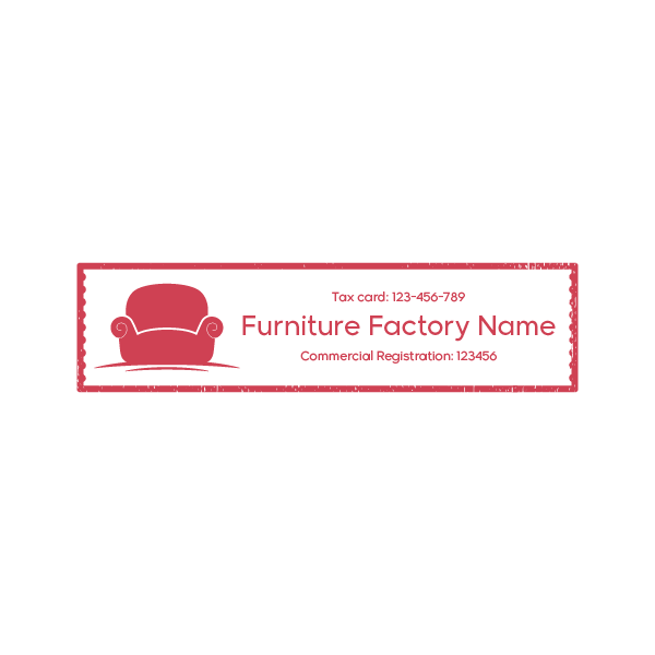 Furniture Company Seal Design |  Stamp Seal Maker