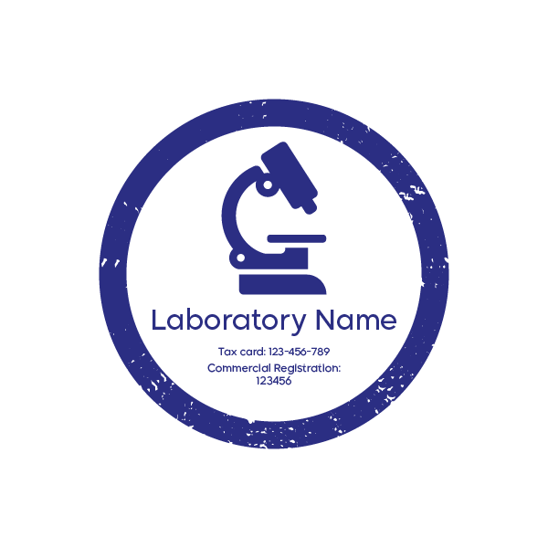Laboratory Stamp Design | Medical Stamp Generator 