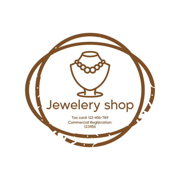 Jewelry Store Stamp Design | Jewelry Logo Stamp Maker