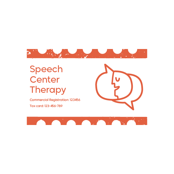 Speech Center Stamp Design | Online Stamp Maker