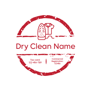 Dry Clean Stamp Design Online | Seal Design Logo