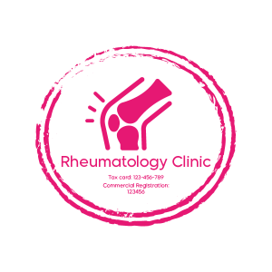 Rheumatology Medical Clinic Stamp Mockup | Stamp Logo