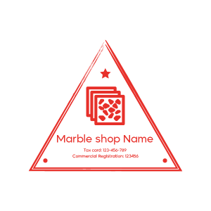 Marble Store Logo Stamp | Stamp Seal Maker Online