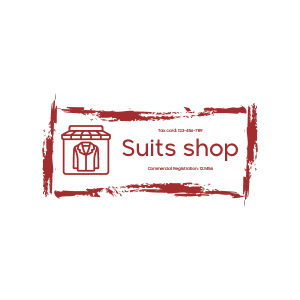 Suits Store Stamp Design | Online Stamp Creator