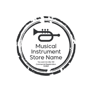Musical Stamp Design Template |  Stamp Maker Online