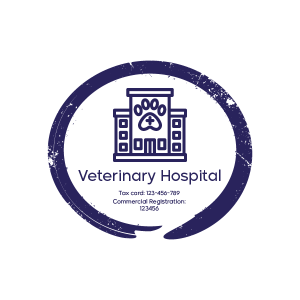 Vet Clinic Stamp Design | Medical Stamp Generator