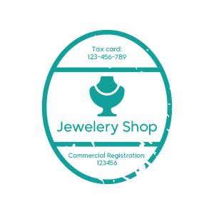 Jewelry Shop Stamp Design Online | Jewelry Logo Stamp Maker