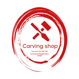 Craving Shop Stamp Design Template | Seal Design Logo