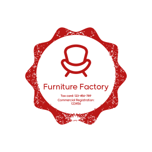 Furniture Store Stamp Design | Company Seal Maker Online