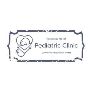 Pediatrician Stamp Design Template | Stamps for Doctors
