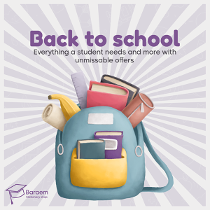 Customizable Facebook Post for Your Back to School Sale