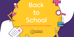 Back to School Discounts Twitter Post Designs PSD