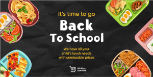 Back To School Food Promotions Twitter Post Template