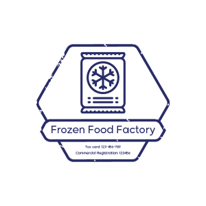 Frozen Food Stamp Design Template | Company Stamp Digital