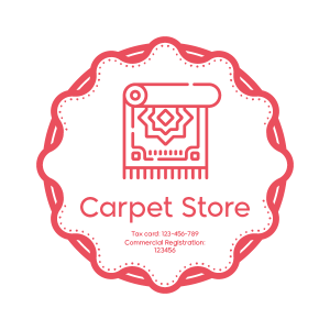 Carpet Factory Stamp Template | Carpet Shop Logo Stamp Design