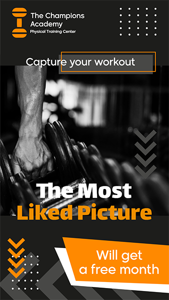 Gym Facebook Story Design | Fitness Instagram Story Maker