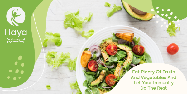 Healthy Food Twitter Post Design for Slimming Clinic