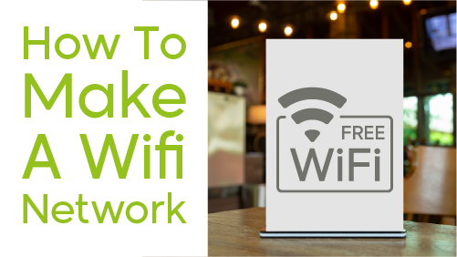 YouTube Thumbnail Design for Video of Making WIFI Network
