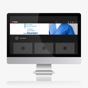 YouTube Cover Design for Hospital | Medical YouTube Mockup